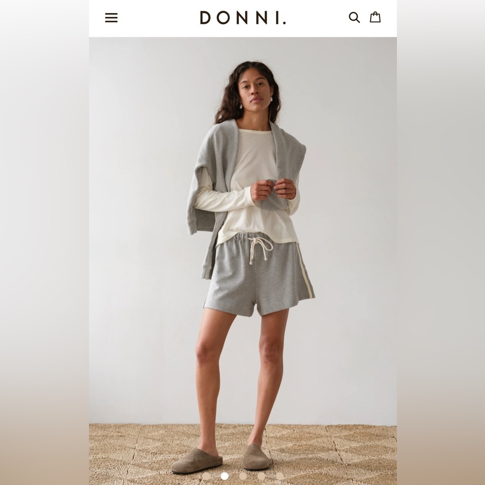 Donni The Stripe Eco-Terry Short